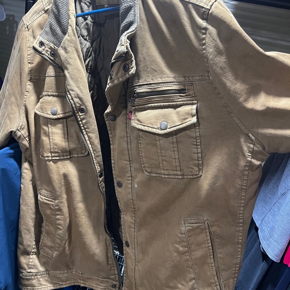 Levi's Men's Tan Military Jacket - Picture 1 of 10